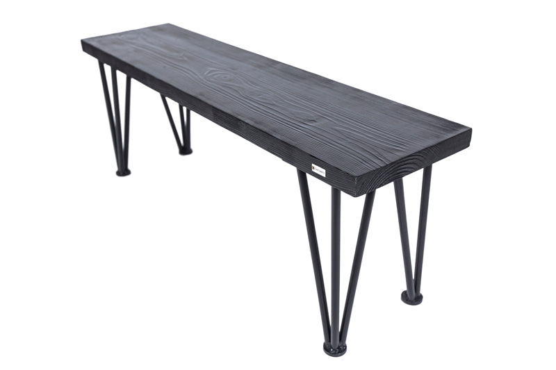 Black Hairpin Bench